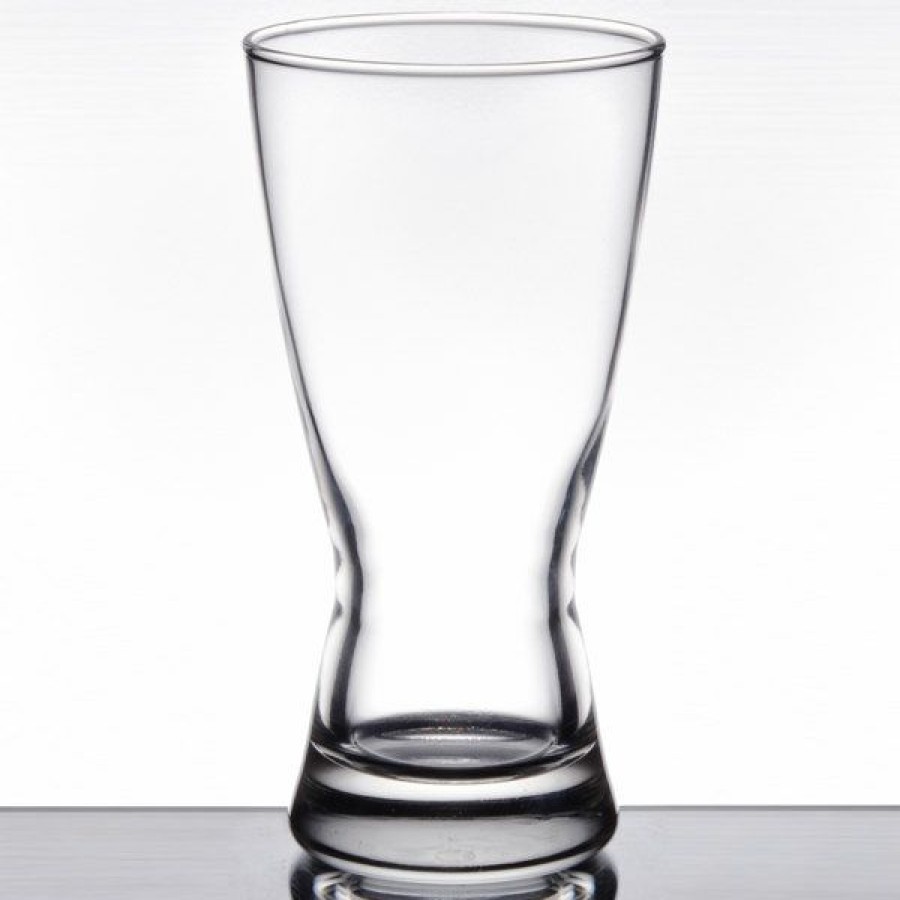 Beer Glasses * Libbey 1181Ht Hourglass 12 Oz. Customizable Rim Tempered Pilsner Glass 24/Case