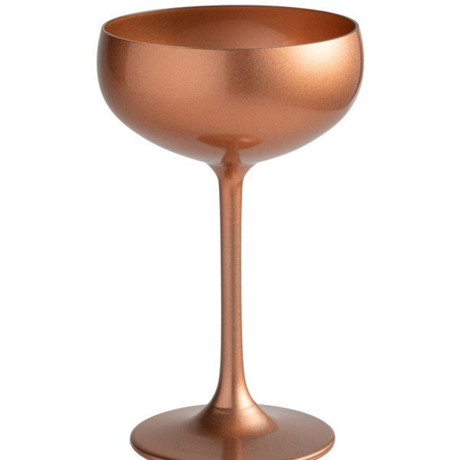 Wine Glasses * Stolzle 2730008T/2585 Glisten 8 Oz. Copper Coupe Glass 6/Case