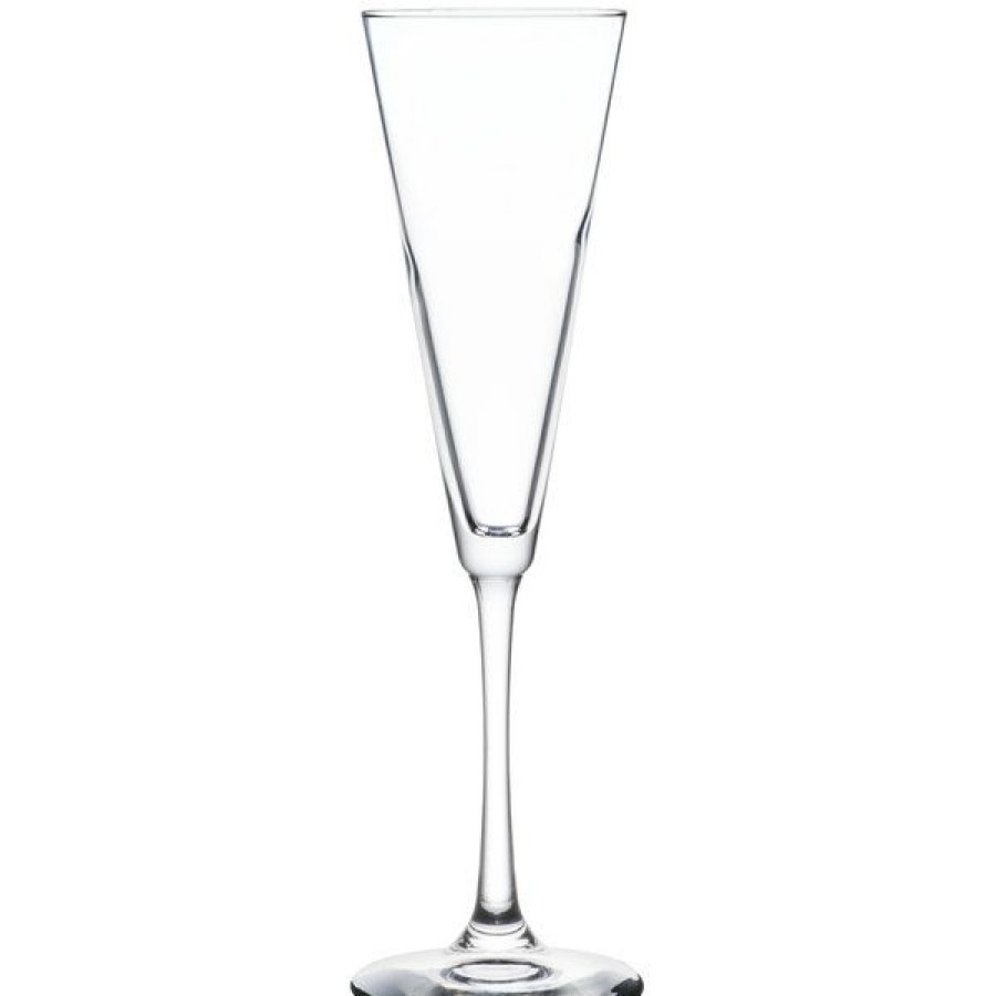 Wine Glasses * Libbey 7552 Vina 6.5 Oz. Customizable Trumpet Flute Glass 12/Case