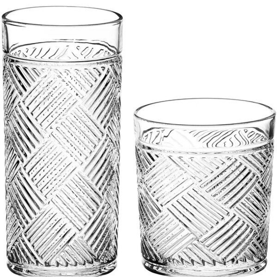 Cocktail Glasses * Acopa Zion Rocks / Old Fashioned And Highball Glass Set 24/Case