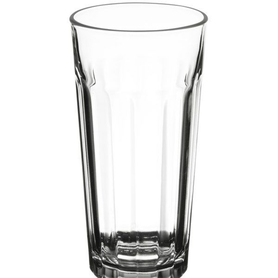 Drinking Glasses * Libbey 15645 24 Oz. Rim Tempered Jumbo Paneled Cooler Glass 12/Case