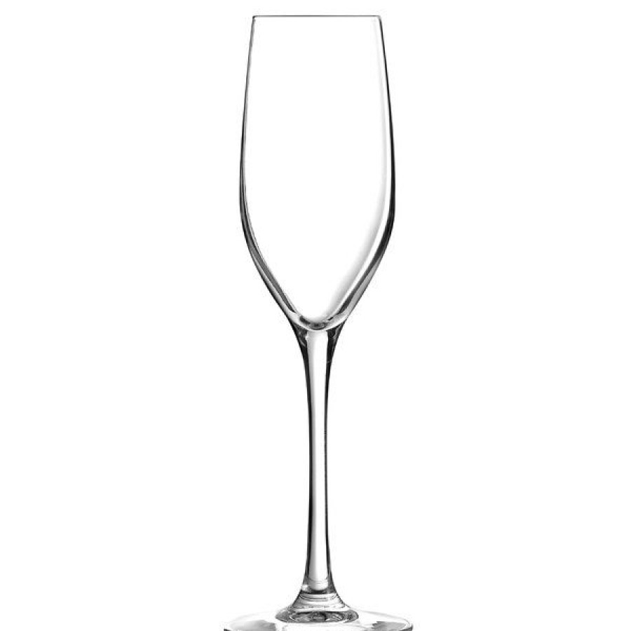 Wine Glasses * Chef & Sommelier L5640 Sequence 6 Oz. Customizable Flute Glass By Arc Cardinal 12/Case