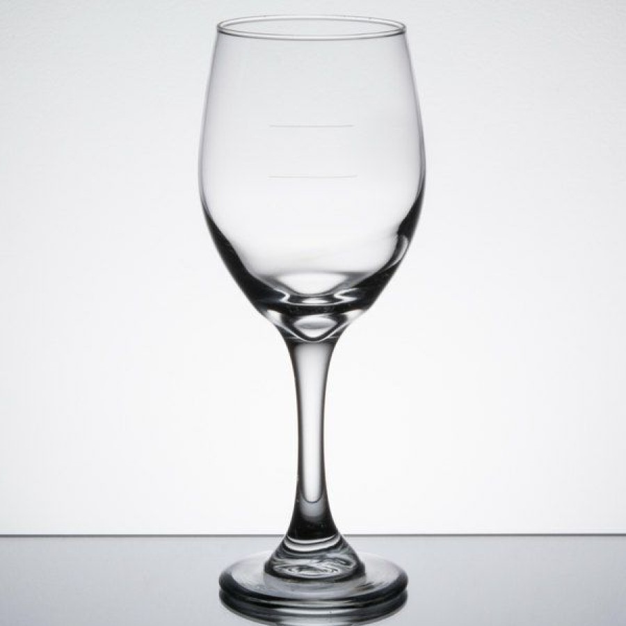 Wine Glasses * Libbey 3011-1178N Perception 14 Oz. Wine Goblet With Pour Lines 24/Case