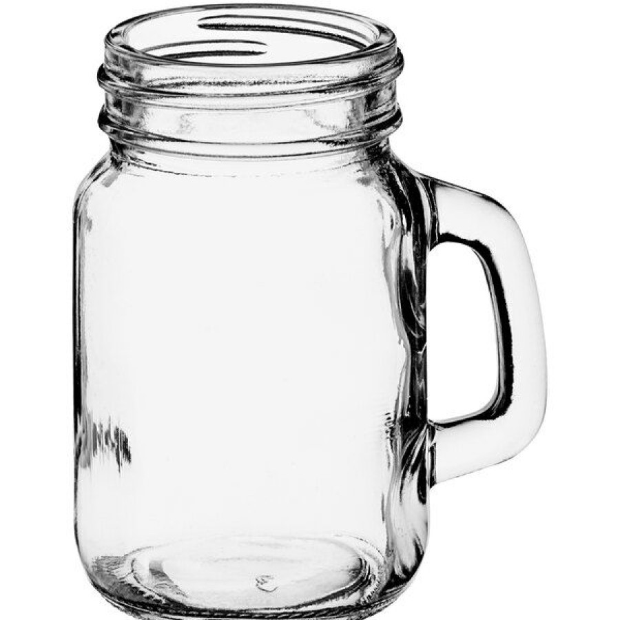 Beer Glasses * Acopa Rustic Charm 4.75 Oz. Mini Mason Jar With Handle 12/Case