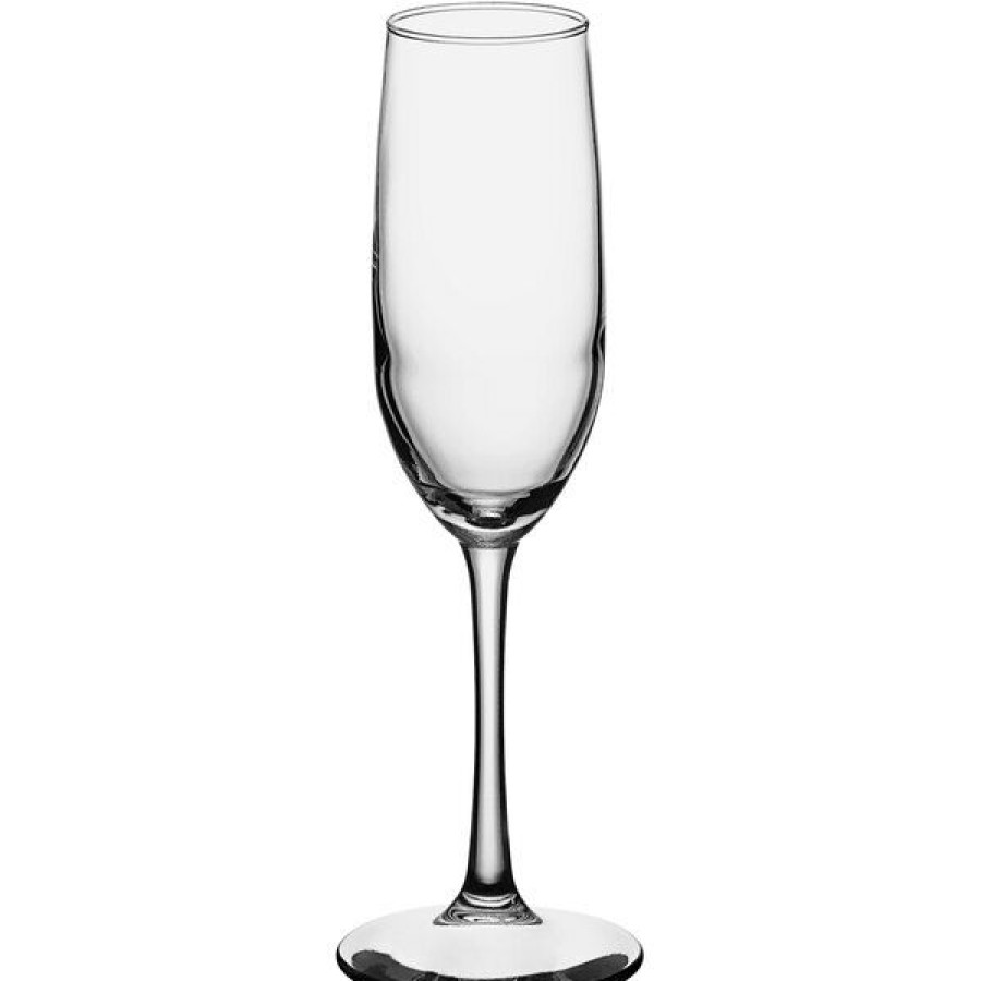 Wine Glasses * Libbey 7500 Vina 8 Oz. Customizable Flute Glass 12/Case