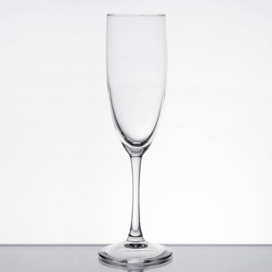 Wine Glasses * Arcoroc H0656 Rutherford 5.75 Oz. Customizable Champagne Flute By Arc Cardinal 24/Case