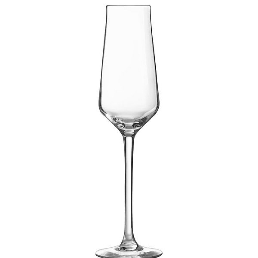 Wine Glasses * Chef & Sommelier J8907 Reveal' Up 8 Oz. Customizable Soft Flute Glass By Arc Cardinal 24/Case