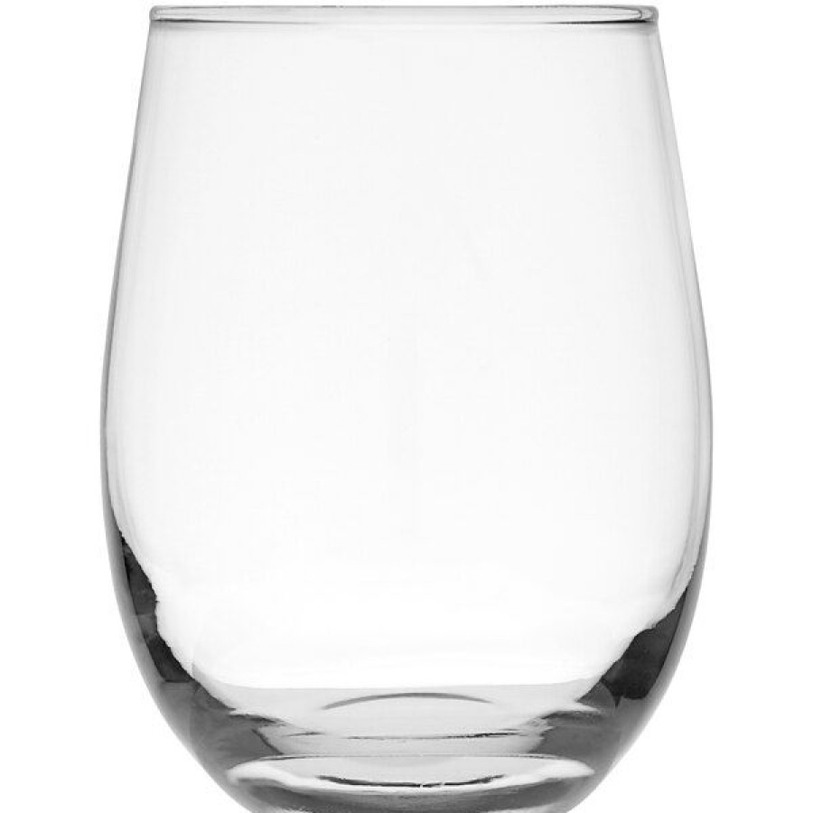 Wine Glasses * Fortessa Tableware Solutions Fortessa Basics Brew Pub 17 Oz. Stemless Wine Glass 12/Case