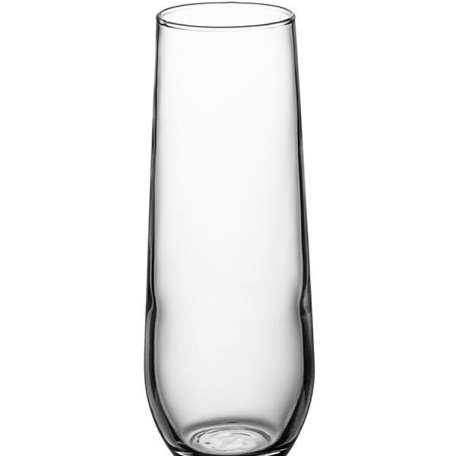 Wine Glasses * Libbey 228 8.5 Oz. Stemless Flute Glass 12/Case